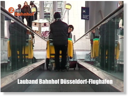 Lauband Bahnhof Düsseldorf-Flughafen