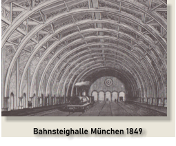 Bahnsteighalle München 1849