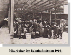 Mitarbeiter der Bahnhofsmission 1910