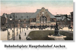 Bahnhofsplatz Hauptbahnhof Aachen