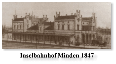 Inselbahnhof Minden 1847